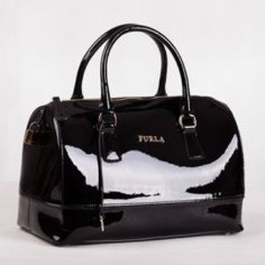 Furla small black candy bag